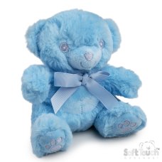 TB115-B: Blue 15cm Teddy Bear Toy